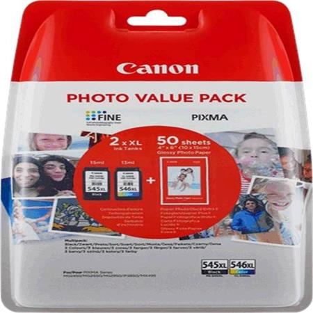 Canon Ink PG-545XL/CL-546XL Photo Value Pack