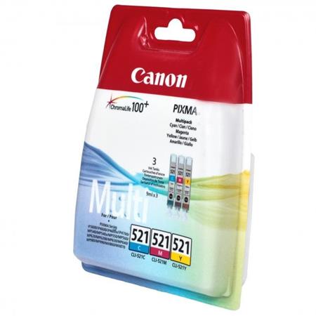 Canon Ink Cartridge CLI-521 C/M/Y/BK Photo Value BL sec