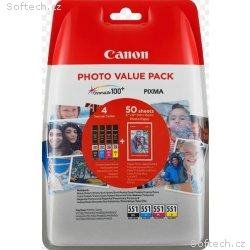 Canon Ink Cartridge CLI-551 XL Photo Value Pack