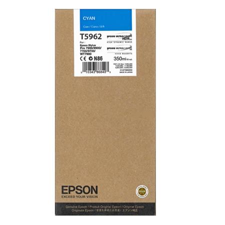 EPSON Ink Cartridges Singlepack Cyan T596200 UltraChrome HDR 350 ml